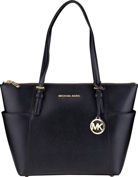 Michael Kors Jet Set Tassen zwart 